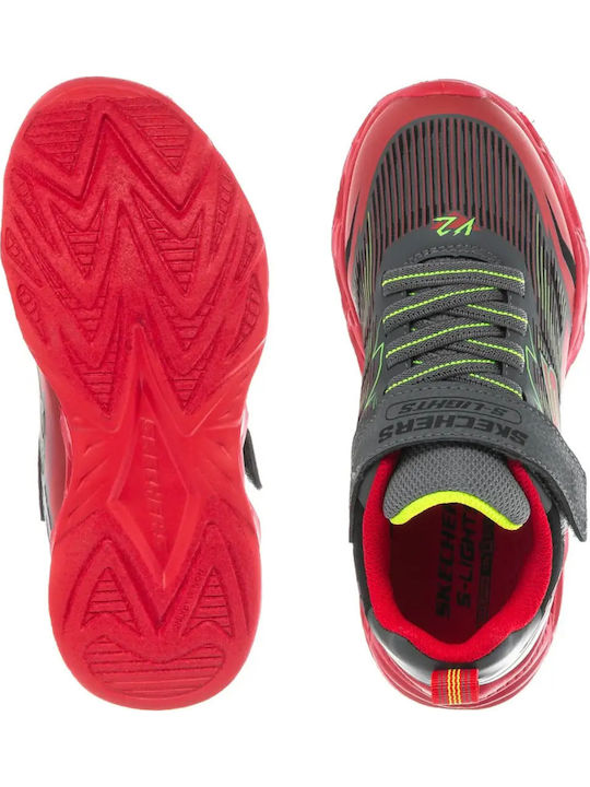 Vortex 2.0 Kids Sneakers with Scratch & Lights Red