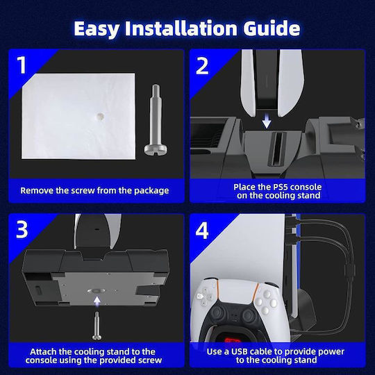 Charging Station for PS5 Black