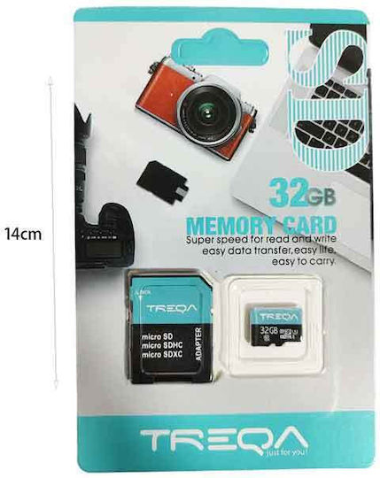 Treqa 32GB Class 10 με αντάπτορα