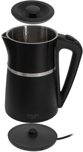 Adler Βραστήρας 1.7lt 2200W Μαύρος