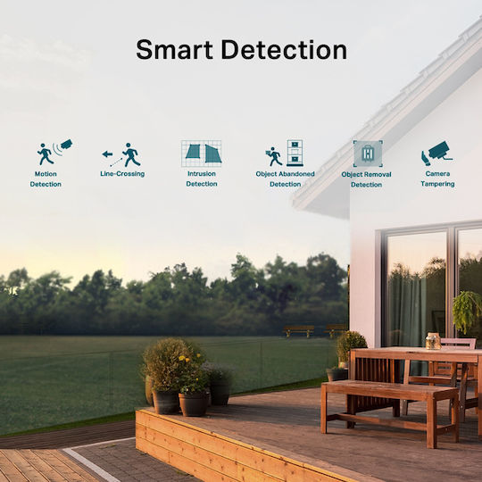 TP-LINK ViGi C340 v2.2 IP Surveillance Camera Full HD+ 4MP Waterproof with Two-Way Communication and Lens 4mm