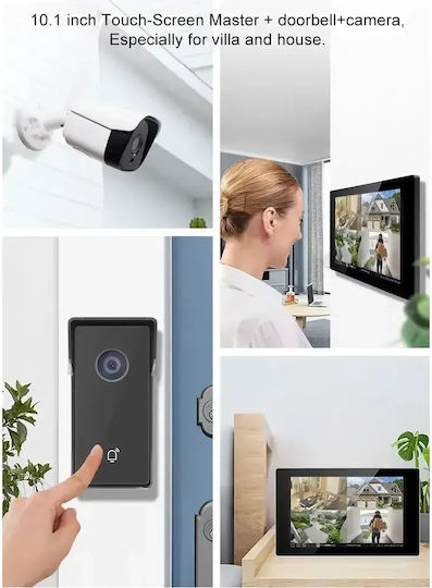 Set Video Interfon Fără Fir Wi-Fi