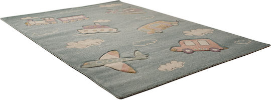 Tzikas Carpets Παιδικό Χαλί Μπλε 160x230cm