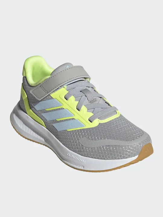 Runfalcon 5 El C Αθλητικά Παιδικά Παπούτσια Running με Σκρατς Γκρι