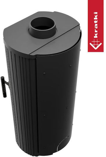 Kratki Ecodesign Чугун Печка на дърва 6кВт