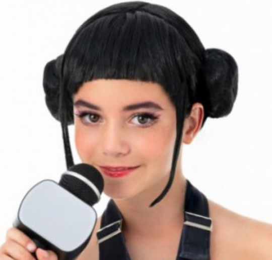 Carnival Wig Child's with Braids Brunette for Halloween