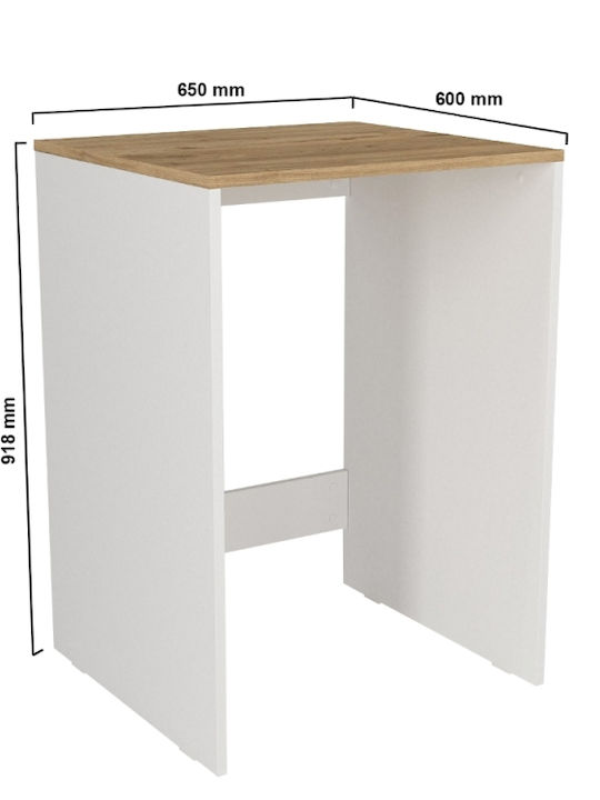 UnicUtil Rafturi de baie Raft Baie Lemn 65x60x91.8cm Maro