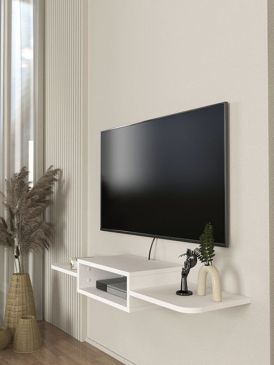 Stand TV Toby Alb L120xA29.6xÎ15.6cm