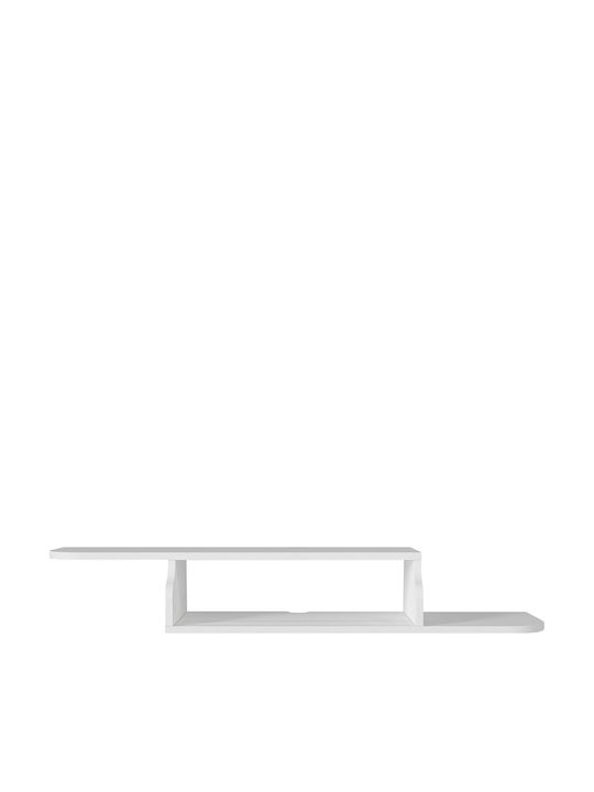 Stand TV Macros Alb L120xA29.6xÎ18.6cm