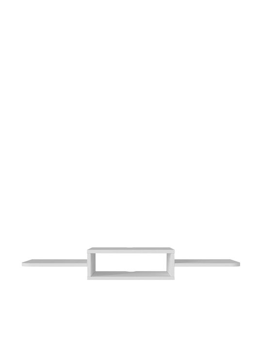 Stand TV Toby Alb L120xA29.6xÎ15.6cm
