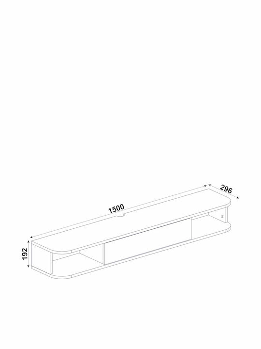 Stand TV Cross Sandstone L150xA29,6xÎ19,2cm