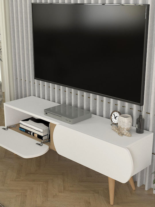 Stand TV Elody Ecru L120xA31.7xÎ42cm