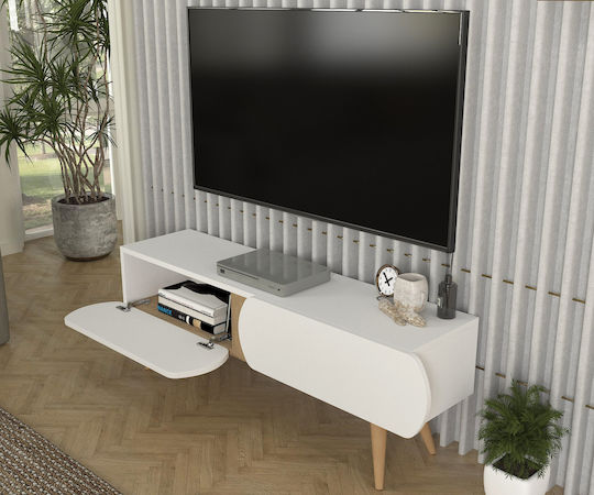 Stand TV Elody Ecru L120xA31.7xÎ42cm
