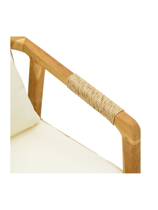 Armchair Natural 55x60x80cm