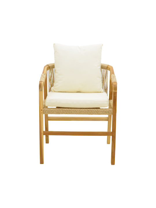 Armchair Natural 55x60x80cm