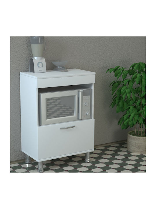 Bodenstehender Schrank Weiß 60x35.5x86.3cm