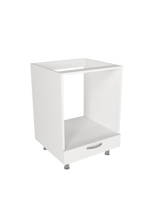 Ντουλάπι Κάτω Φούρνου Λευκό 60x58.8x85εκ.