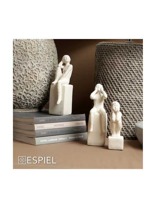 Espiel Διακοσμητικό Αγαλματίδιο Πολυρητίνης 8.5x6x19cm