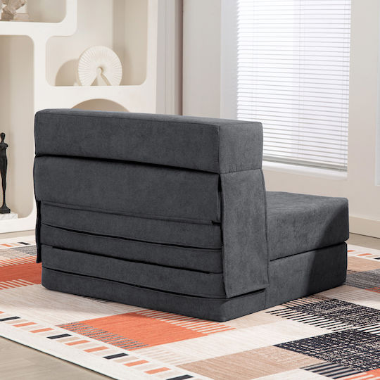 Multifunctional Bean Bag Chair Dark Gray 80x80x64cm