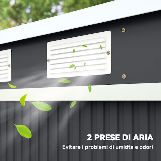 Depozit Metalic De Grădină L2.13xLățime1.3xÎnălțime1.72m
