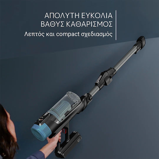 Rowenta X-force Flex 14.80 Aqua Wiederaufladbar Stielstaubsauger 25.2V Schwarz
