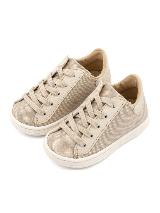 Babywalker Beige Baptism Fabric Boots
