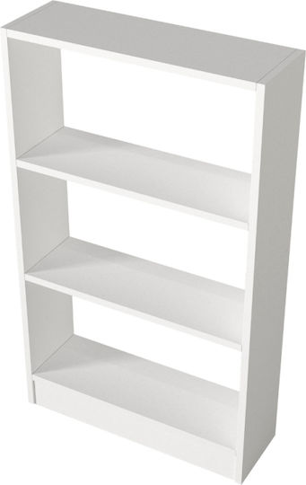 Βιβλιοθήκη Cella Λευκή 60x19.5x100εκ.