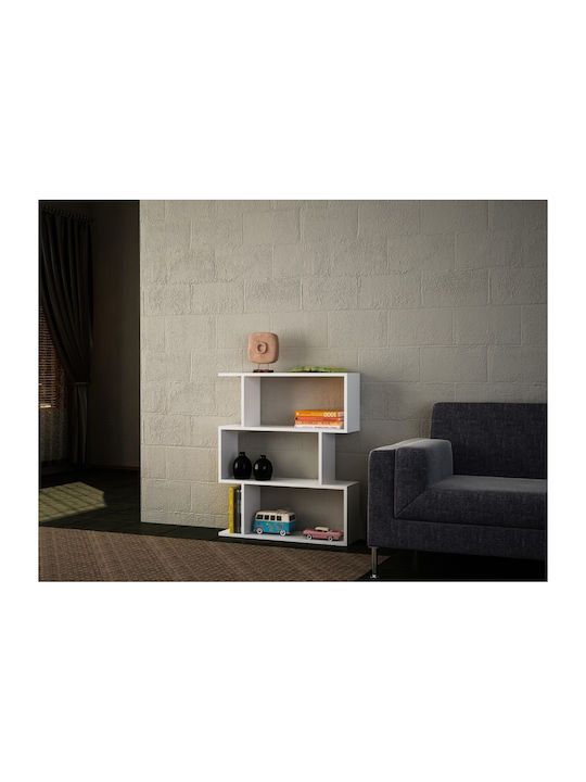Bibliotecă Karrusel Alb 80x22x95.7cm