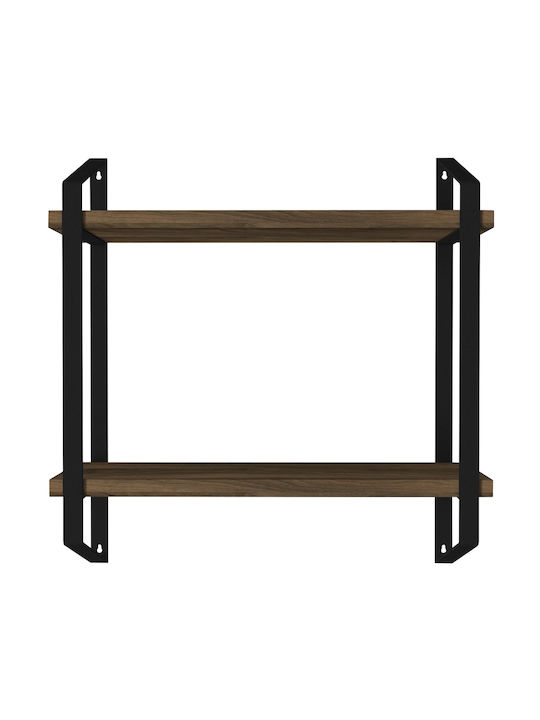 Рафт Стенен Кафяв 45x15x47см.