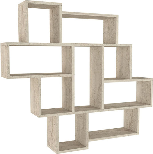 Wall Shelf Smart Display Cream 115.5x14.5x103.5cm