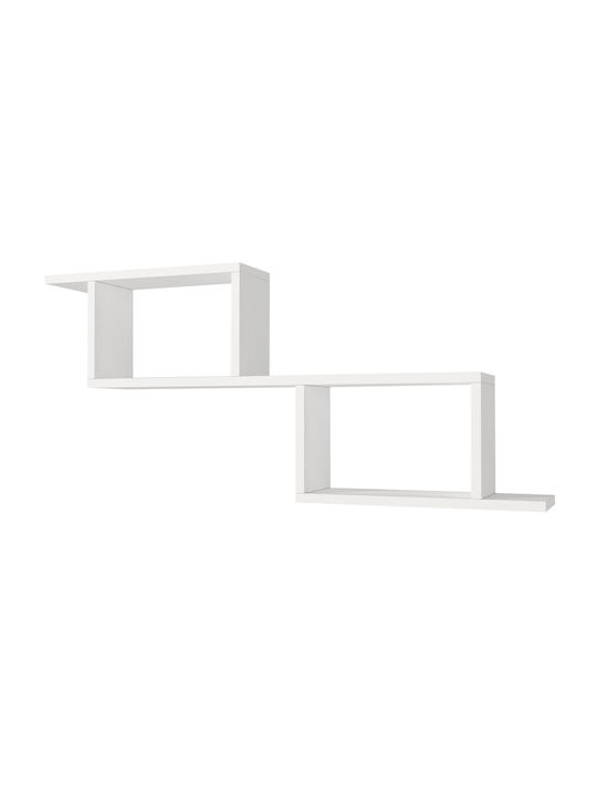 Raft Perete Alb 101x24x45cm