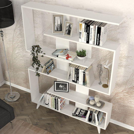 Bibliothek Weiß 62x20x120cm