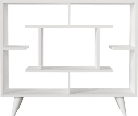 Библиотека Fondea Бяла 90x22x76см