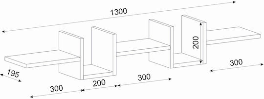Ράφι Λευκό 13x12x20εκ.