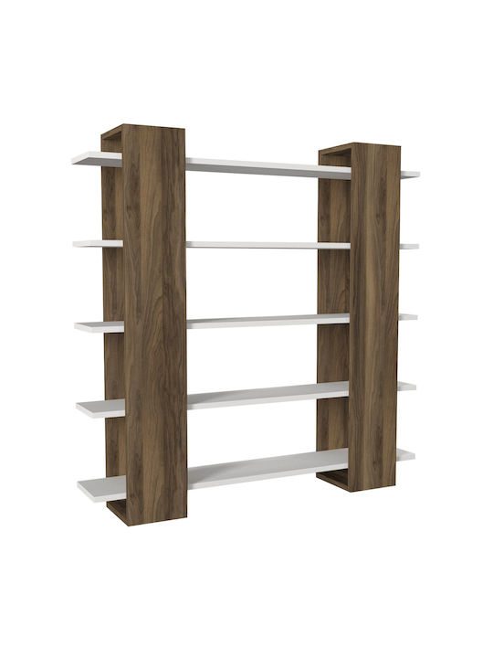 Bibliotecă Element Fusion Albă 120x19.5x120 cm