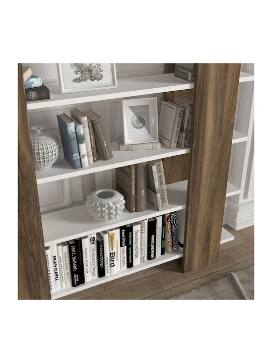 Bibliotecă Element Fusion Albă 120x19.5x120 cm