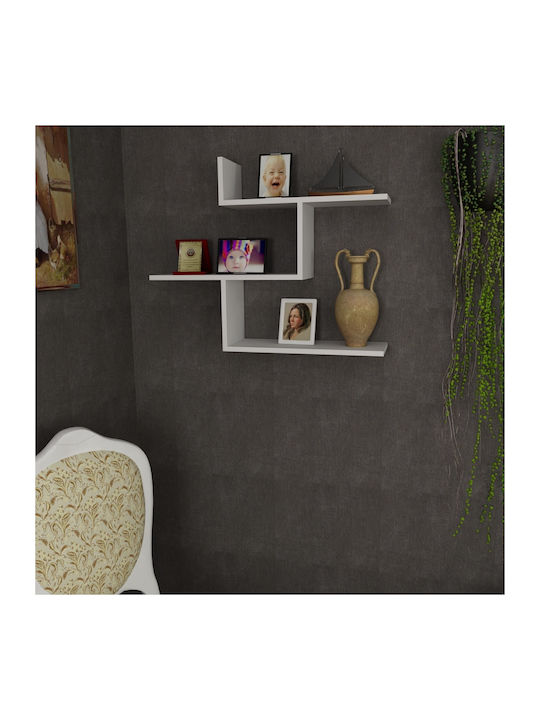 Shelf Wall White 89x22x71cm