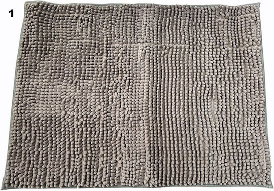 TnS Πατάκι Μπάνιου Microfiber 39-950-1707 Καφέ 50x70εκ.