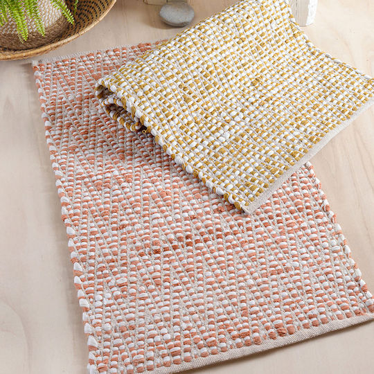 Rythmos Бански килим Памук Правоъгълена Mandel 120-102-3052 Ochre 70x140бр