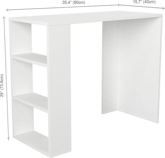 Birou Din Lemn Anthracite 90x40x73.8cm