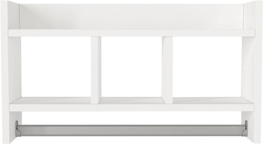 UnicUtil Wandmontage Regal 63.6x35x15cm Weiß