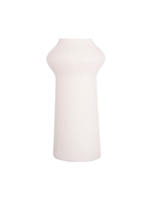 Homemarkt Tabletop Ceramic Decorative Scepter Hm4637.01 Crystal Off-White Φ14x50cm
