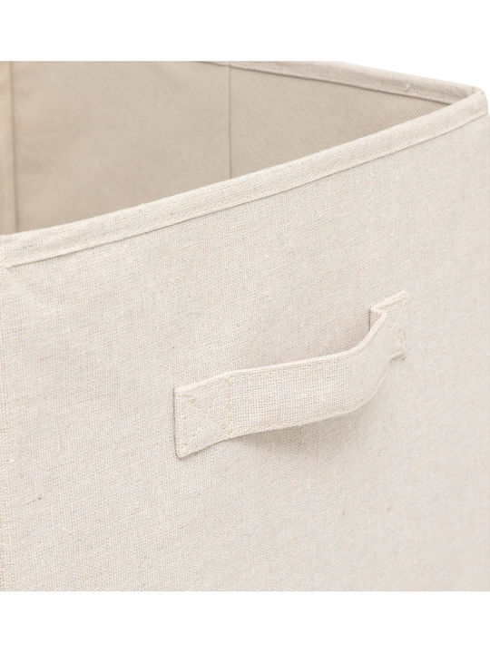 Atmosphera Kunststoff Aufbewahrungsbox Beige 31x31x31cm 1Stück