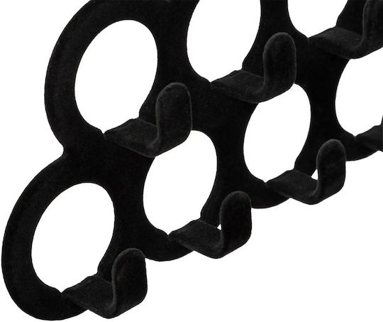 Wardrobe Hanger for Belts Metallic Black 116525 1pcs