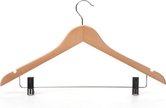 UnicUtil Umeraș pentru Dulap pentru pantaloni Lemn Bej UUUM10X10 10buc