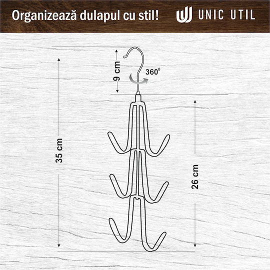 UnicUtil Umeraș pentru Dulap pentru curele UUUM30X2 2buc