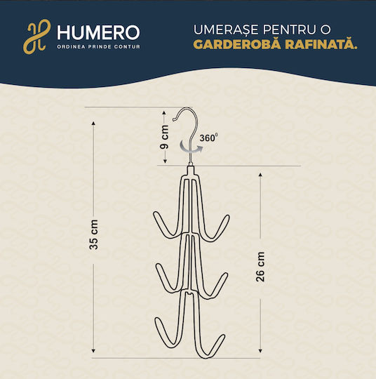 Humero Umeraș pentru Dulap pentru curele Metal 6buc
