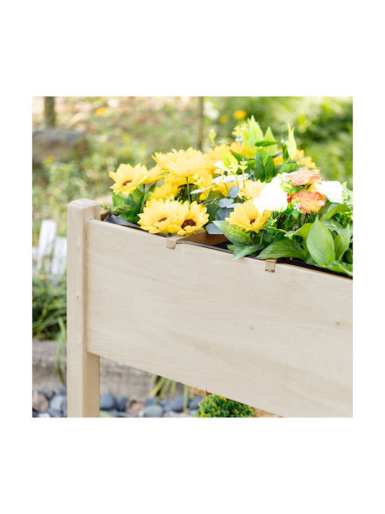Outsunny Planter Box Lemn Wood 123x54x87cm.