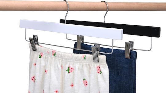 UnicUtil Umeraș pentru Dulap pentru pantaloni Lemn Albă UUUM45X10 10buc UnicUtil Umeraș pentru Dulap pentru pantaloni Lemn Albă UUUM45X10 10buc
