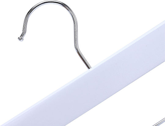 UnicUtil Umeraș pentru Dulap pentru pantaloni Lemn Albă UUUM45X10 10buc